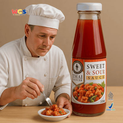 Thai Dancer Sweet & Sour Sauce 200ml – Saus Asam Manis Serbaguna untuk Masakan Asia & Cocolan