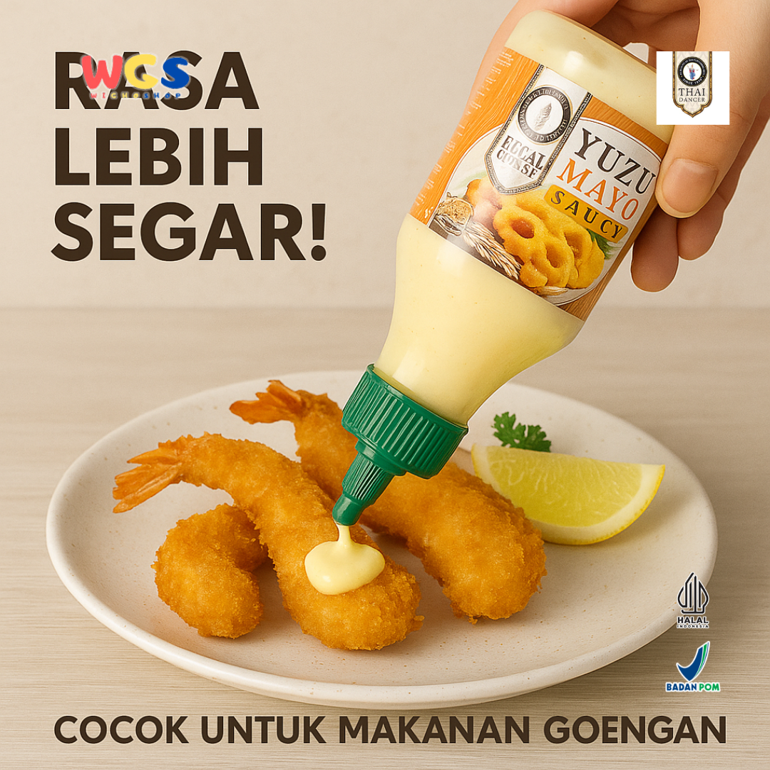 Thai Dancer Yuzu Mayo Sauce 200ml – Saus Mayones Rasa Jeruk Segar