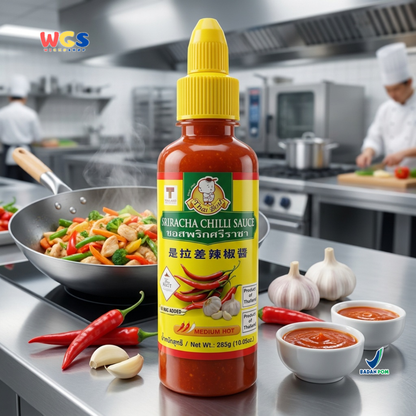 Thai Boy Sriracha Chilli Sauce 285g - Saus Sambal Sriracha Thailand Medium Hot Cocolan Masak