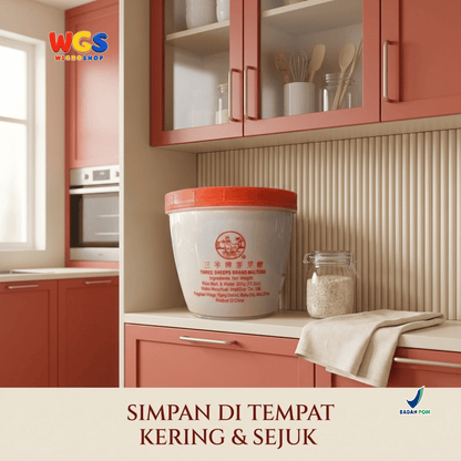 Three Sheeps Maltose Syrup 500g - Sirup Maltosa Gula Beko Cair untuk Char Siu Bebek Panggang Kue dan Permen