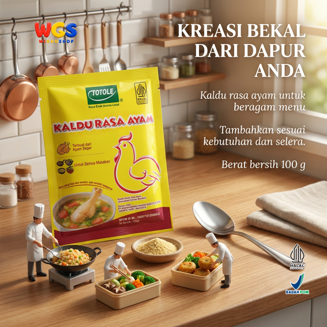 Totole Kaldu Rasa Ayam 100g - Chicken Bouillon Bumbu Penyedap Sup Tumis Nasi Goreng