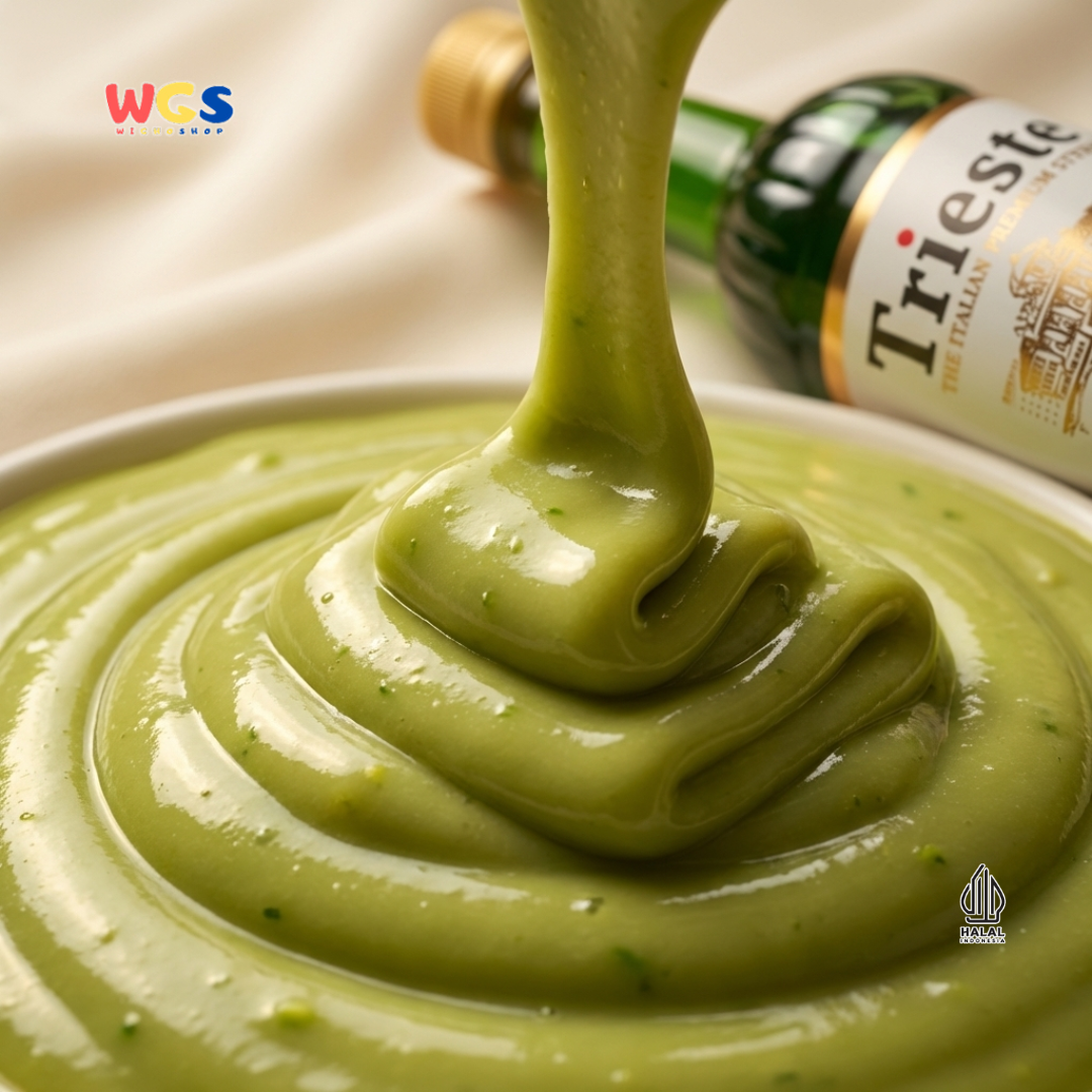 Trieste Avocado Syrup 650ml - Sirup Alpukat Halal Premium untuk Milkshake, Latte & Minuman