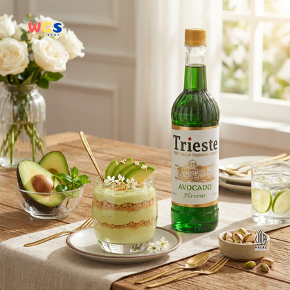 Trieste Avocado Syrup 650ml - Sirup Alpukat Halal Premium untuk Milkshake, Latte & Minuman
