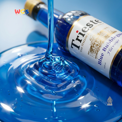 Trieste Blue Bubblegum Flavor Syrup Premium 650ml – Bubble Gum Flavored Syrup for Drinks &amp; Desserts