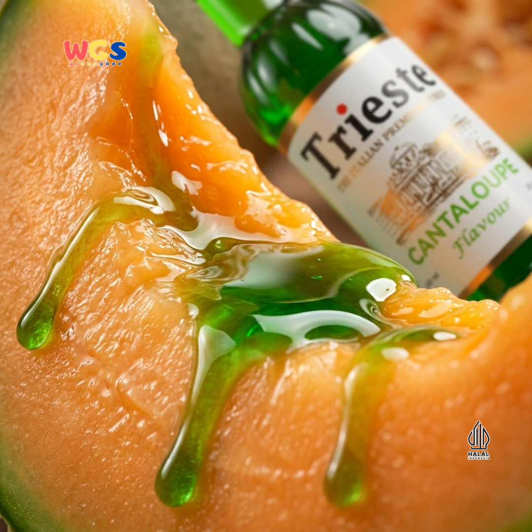 Trieste Syrup Premium Melon (Cantaloupe) Flavor 650ml – Syrup for Drinks &amp; Creative Toppings