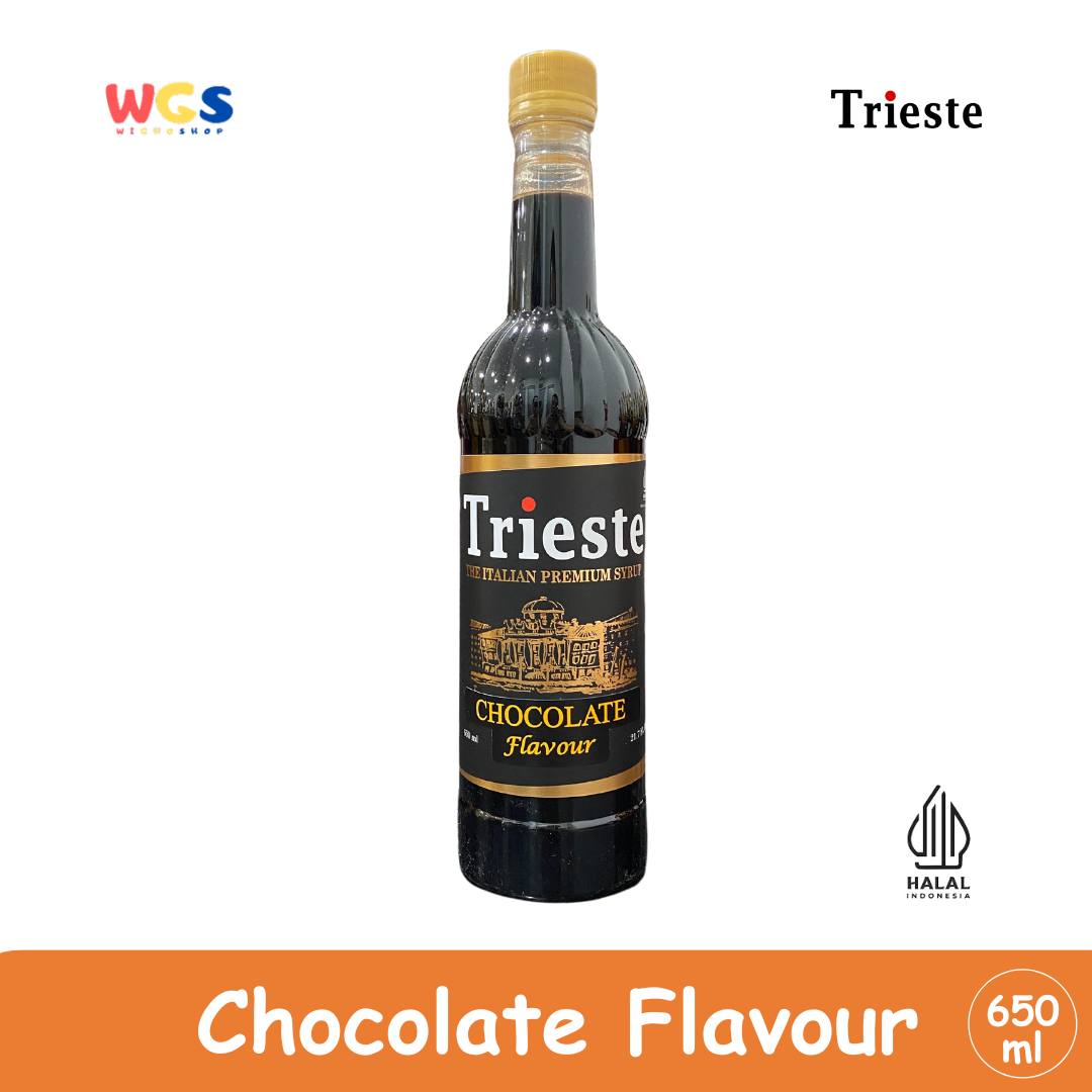 Trieste Syrup Premium Chocolate Flavor 650ml – Delicious Chocolate Syrup for Drinks &amp; Desserts