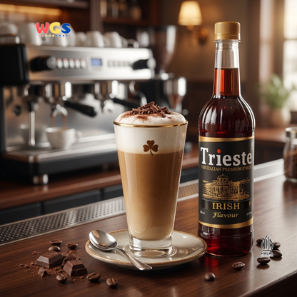 Trieste Irish Syrup Flavour 650ml - Sirup Premium Rasa Irish untuk Kopi, Latte, Mocktail dan Dessert