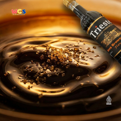 Trieste Java Brown Sugar Flavour Syrup 650ml - Sirup Brown Sugar Premium Halal untuk Boba, Latte & Dessert