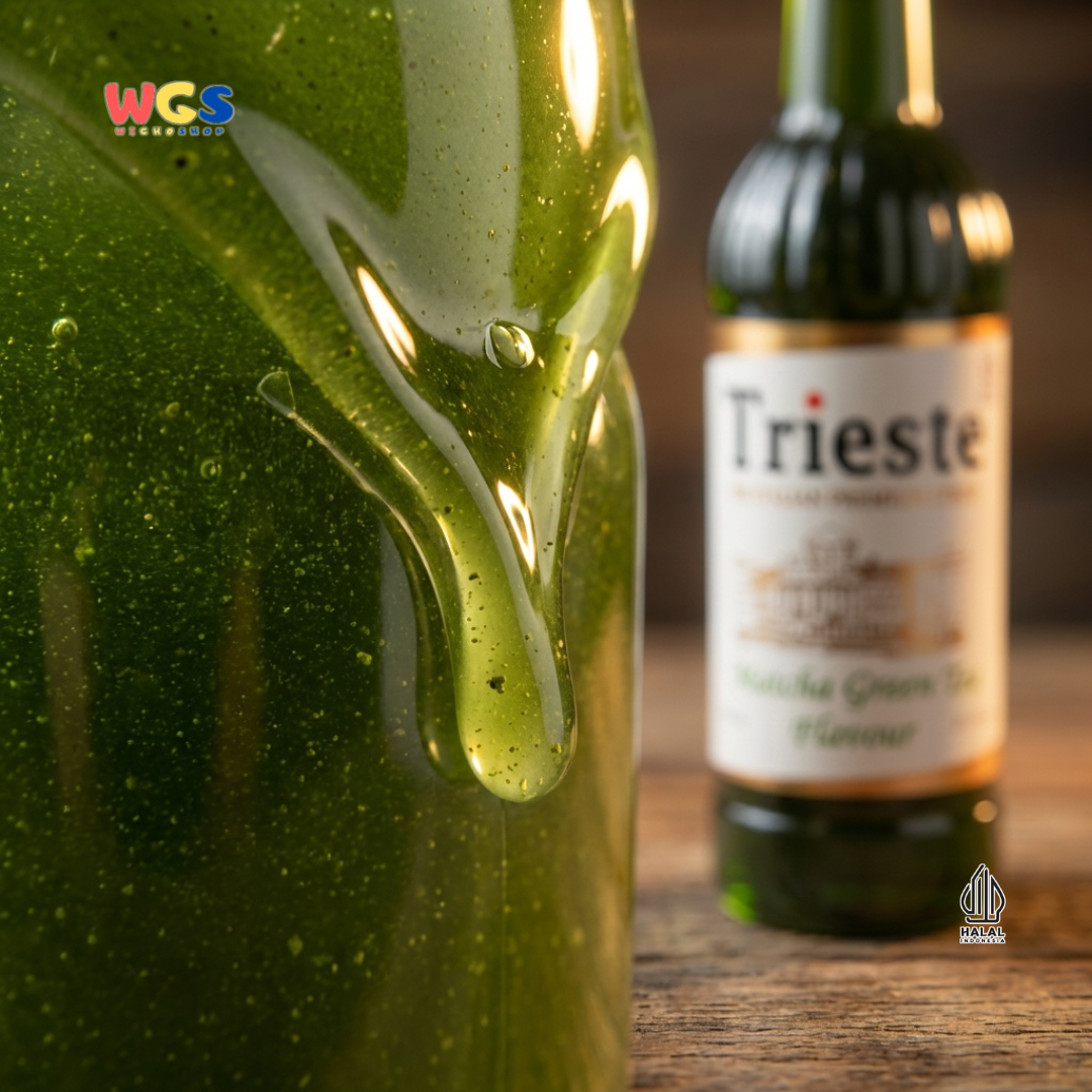 Trieste Syrup Premium Matcha Green Tea Flavor 650ml – Matcha Syrup for Delicious Drinks &amp; Desserts