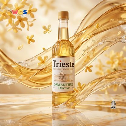Trieste Syrup Premium Osmanthus Flavour 650ml – Sirup Rasa Bunga Osmanthus Lembut & Wangi