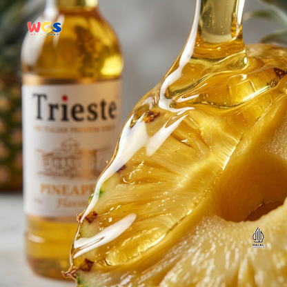 Trieste Syrup Premium Pineapple Flavor 650ml – Fresh Pineapple Flavored Syrup for Drinks &amp; Desserts