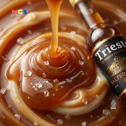 Trieste Syrup Premium Salted Caramel Flavor 650ml – Delicious Salted Caramel Syrup for Drinks