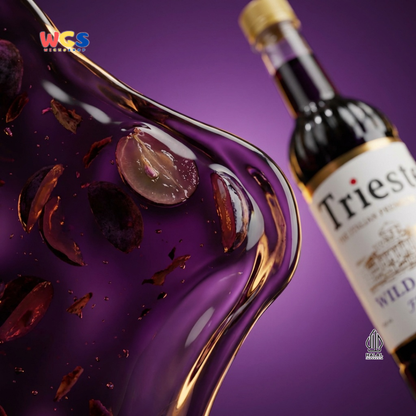 Trieste Wild Grape Syrup 650ml - Sirup Anggur Halal Premium untuk Soda, Tea & Mocktail
