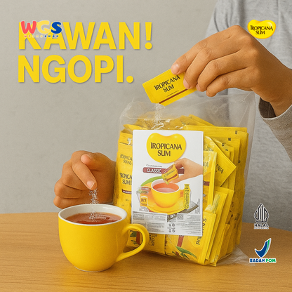 Tropicana Slim Sweetener Classic 160 Sachets – Sugar-Free, Low-Calorie Sweetener