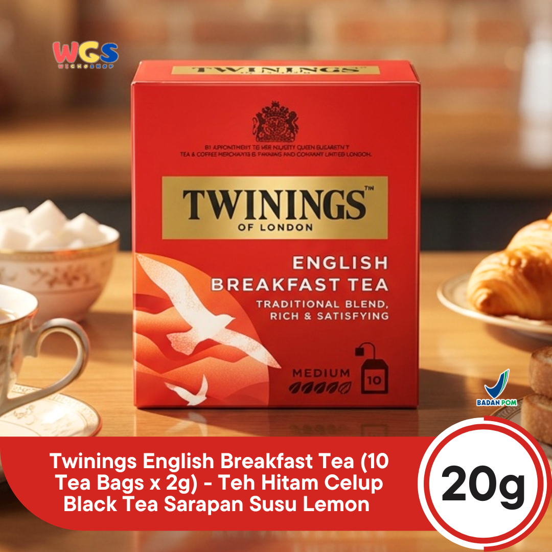 Twinings of London English Breakfast Tea Bag 20g (10x2g) - Tea Bags