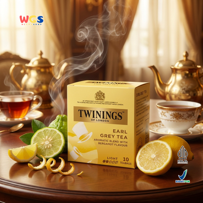 Twinings of London Earl Grey Tea Bag 20g (10 x 2g) - Enjoy the Aromatic Sensation of Bergamot Black Tea