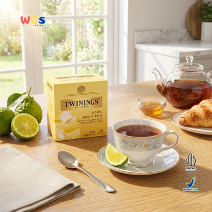 Twinings of London Earl Grey Tea Bag 20g (10 x 2g) - Enjoy the Aromatic Sensation of Bergamot Black Tea