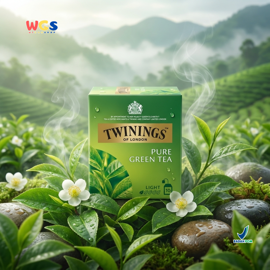 Twinings of London Pure Green Tea 20g (10 x 2g) - Green Tea Bags