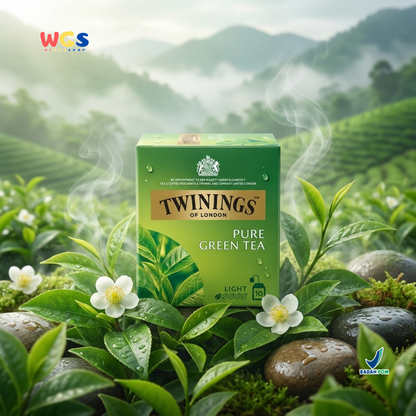Twinings of London Pure Green Tea 20g (10 x 2g) - Green Tea Bags