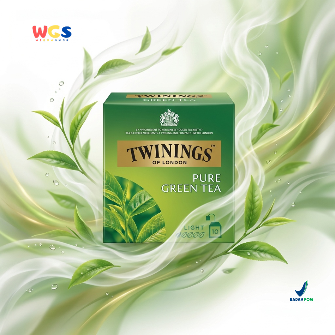 Twinings of London Pure Green Tea 20g (10 x 2g) - Green Tea Bags