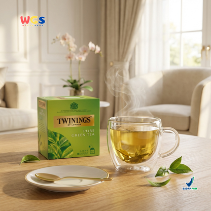 Twinings of London Pure Green Tea 20g (10 x 2g) - Green Tea Bags