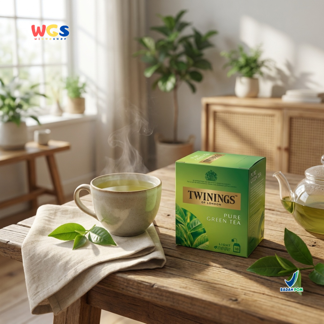 Twinings of London Pure Green Tea 20g (10 x 2g) - Green Tea Bags