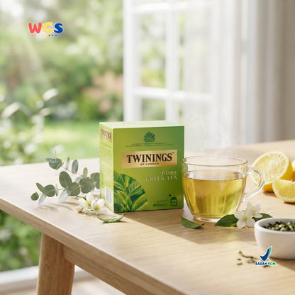 Twinings of London Pure Green Tea 20g (10 x 2g) - Green Tea Bags