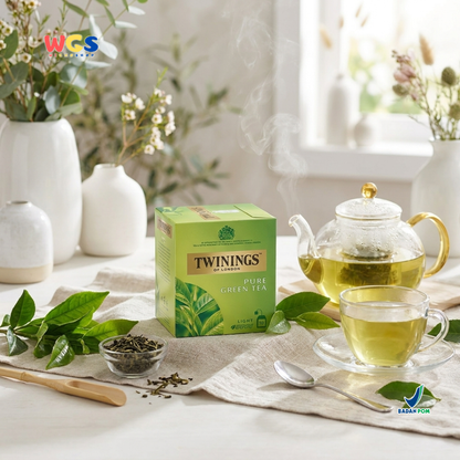 Twinings of London Pure Green Tea 20g (10 x 2g) - Green Tea Bags
