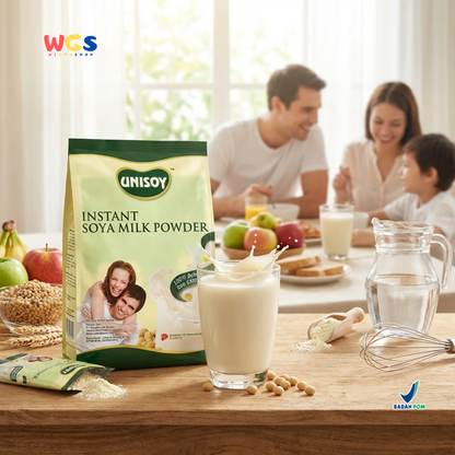 Unisoy Soya Milk Powder Low Sugar Instant 240 gr - Soy Milk Powder