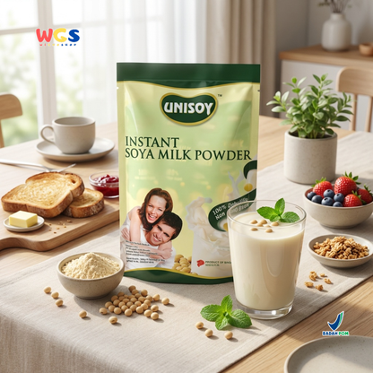 Unisoy Soya Milk Powder Low Sugar Instant 240 gr - Soy Milk Powder