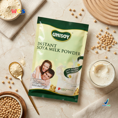 Unisoy Soya Milk Powder Low Sugar Instant 240 gr - Soy Milk Powder