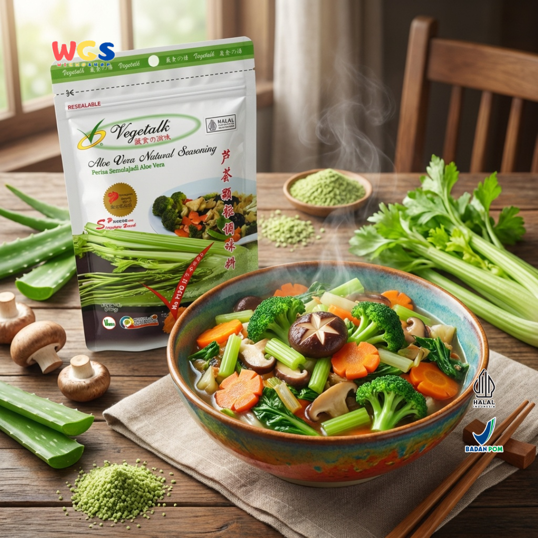 Vegetalk Aloe Vera Natural Seasoning - Stock seasoning - 150 gr