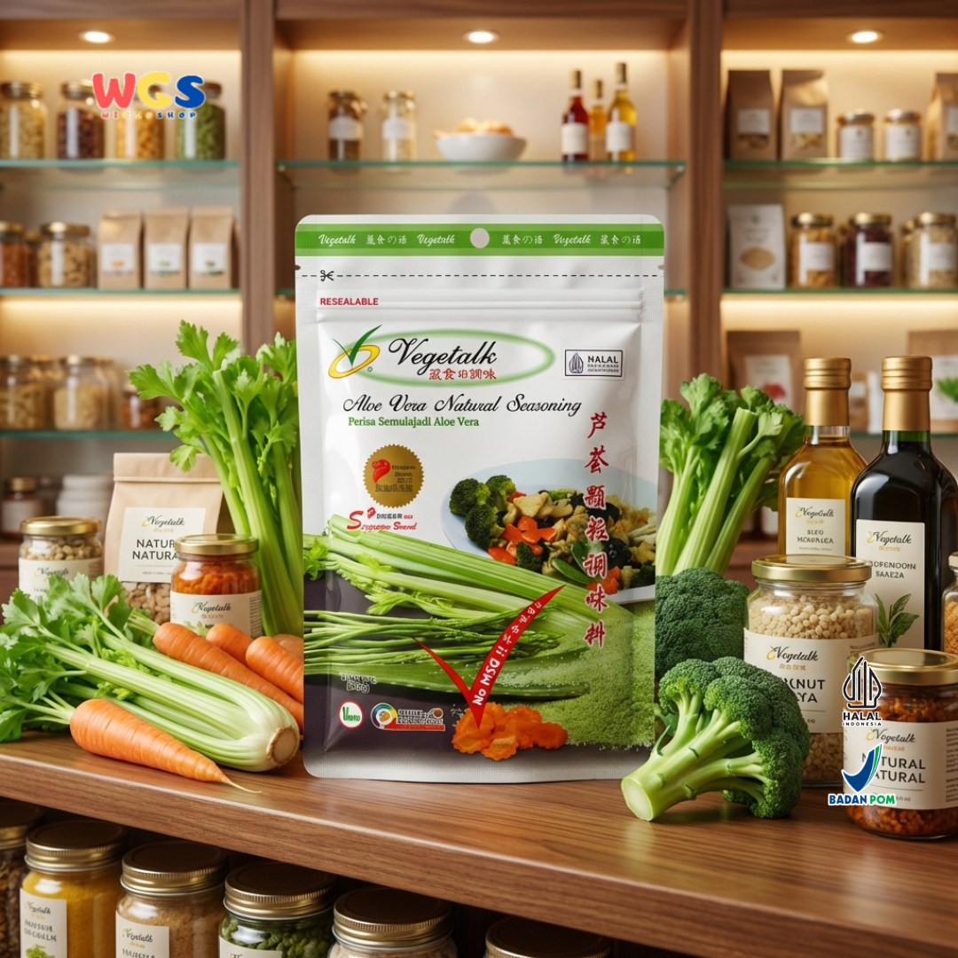Vegetalk Aloe Vera Natural Seasoning - Stock seasoning - 150 gr