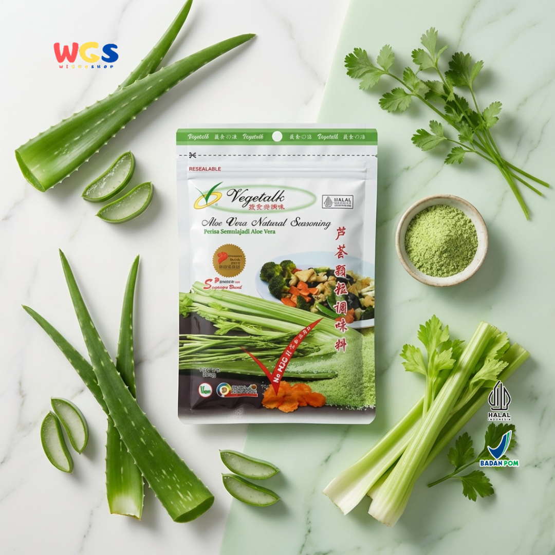 Vegetalk Aloe Vera Natural Seasoning - Stock seasoning - 150 gr
