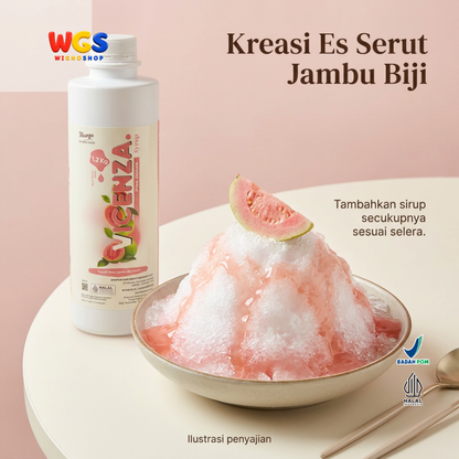 Vicenza Pink Guava Syrup 1.2kg - Sirup Jambu Biji Merah untuk Teh & Mocktail