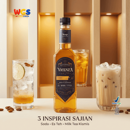 Vicenza Sirup Kismis 750ml - Raisin Syrup untuk Kopi, Teh, Mocktail & Milkshake