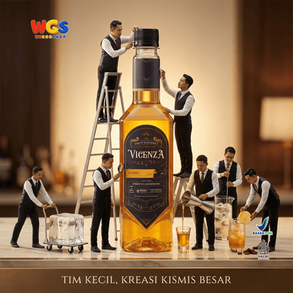Vicenza Sirup Kismis 750ml - Raisin Syrup untuk Kopi, Teh, Mocktail & Milkshake