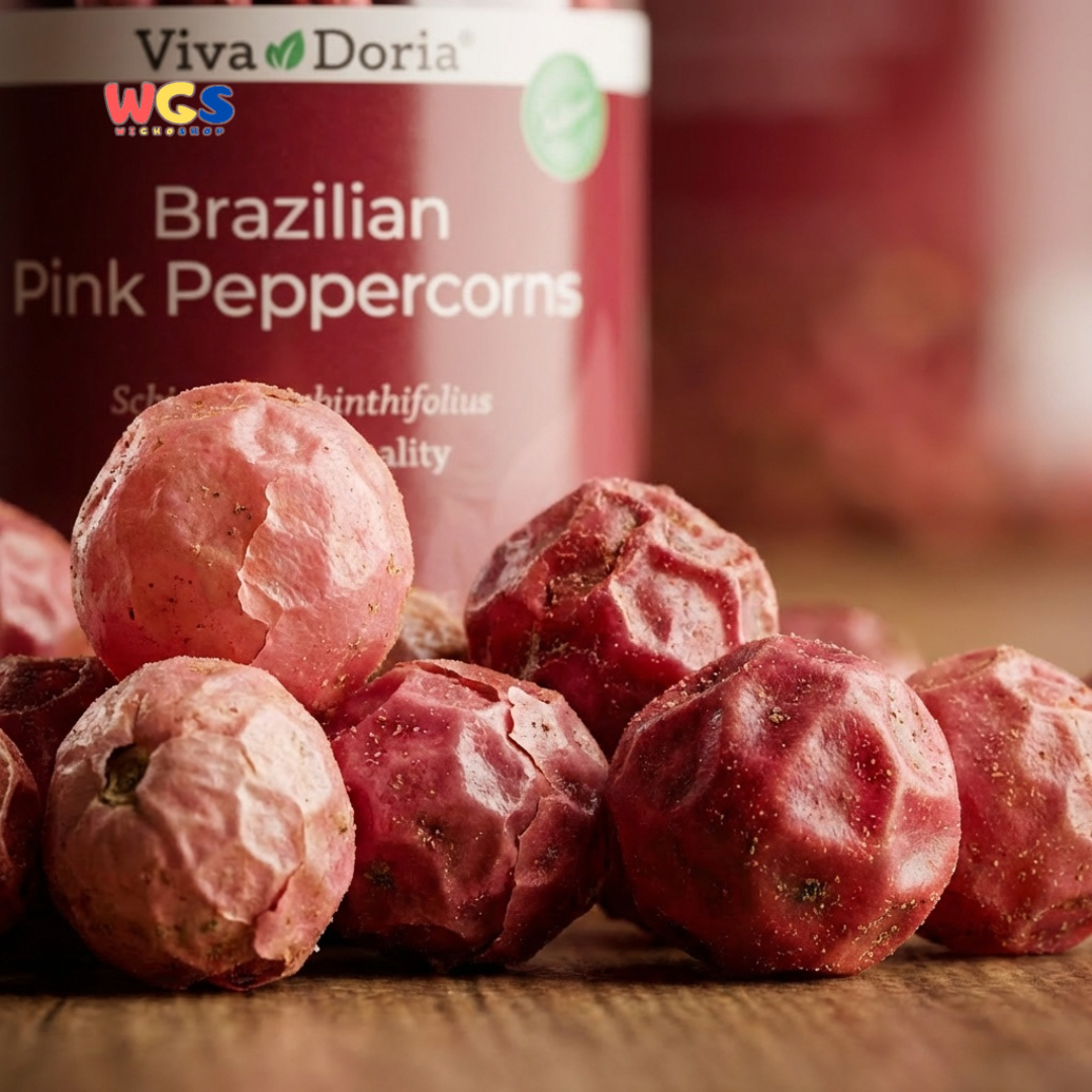 Viva Doria Brazilian Pink Peppercorns 227g - Lada Pink Utuh Premium untuk Steak, Seafood & Salad
