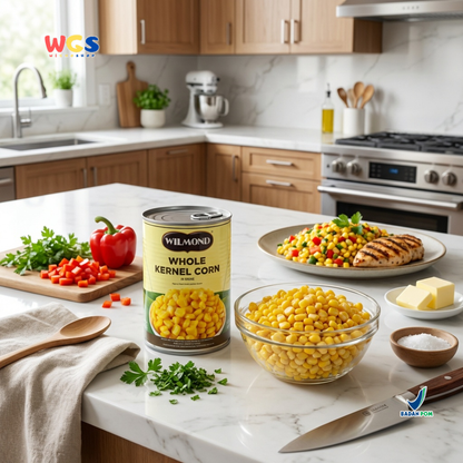 Wilmond Whole Kernel Corn Golden Sweet 425g - Canned Sweet Corn
