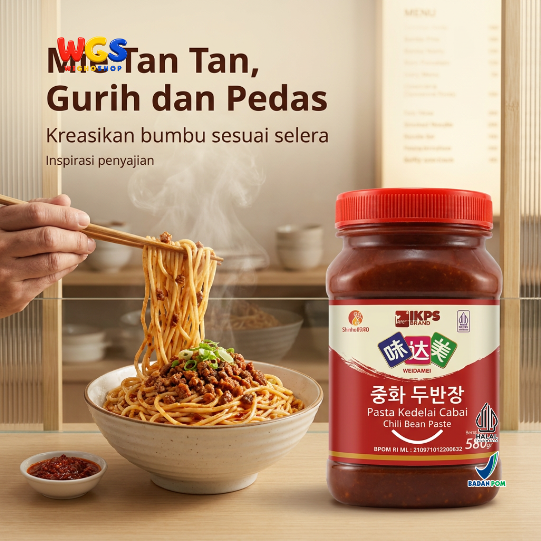 Weidamei Chili Bean Paste 580g - Pasta Kedelai Cabai Doubanjiang Bumbu Mapo Tahu Hotpot