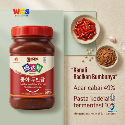Weidamei Chili Bean Paste 580g - Pasta Kedelai Cabai Doubanjiang Bumbu Mapo Tahu Hotpot