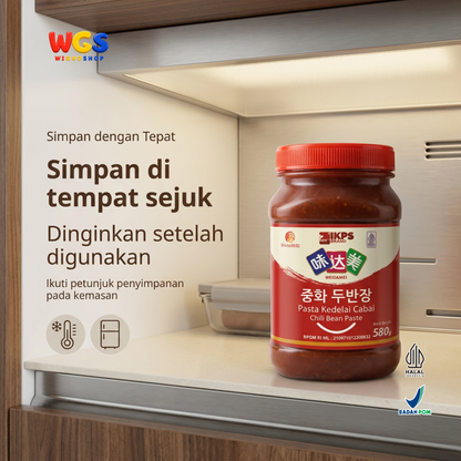 Weidamei Chili Bean Paste 580g - Pasta Kedelai Cabai Doubanjiang Bumbu Mapo Tahu Hotpot