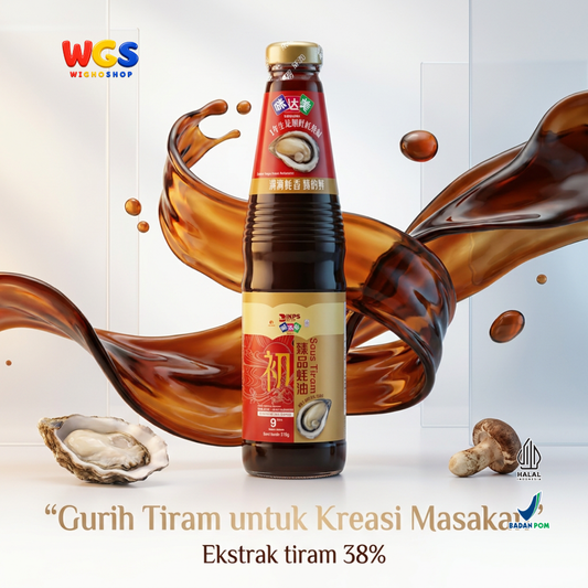 Weidamei Saus Tiram 510g - Oyster Sauce Ekstrak Tiram 38% Bumbu Tumis Marinasi Nasi Goreng