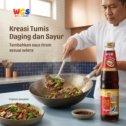 Weidamei Saus Tiram 510g - Oyster Sauce Ekstrak Tiram 38% Bumbu Tumis Marinasi Nasi Goreng