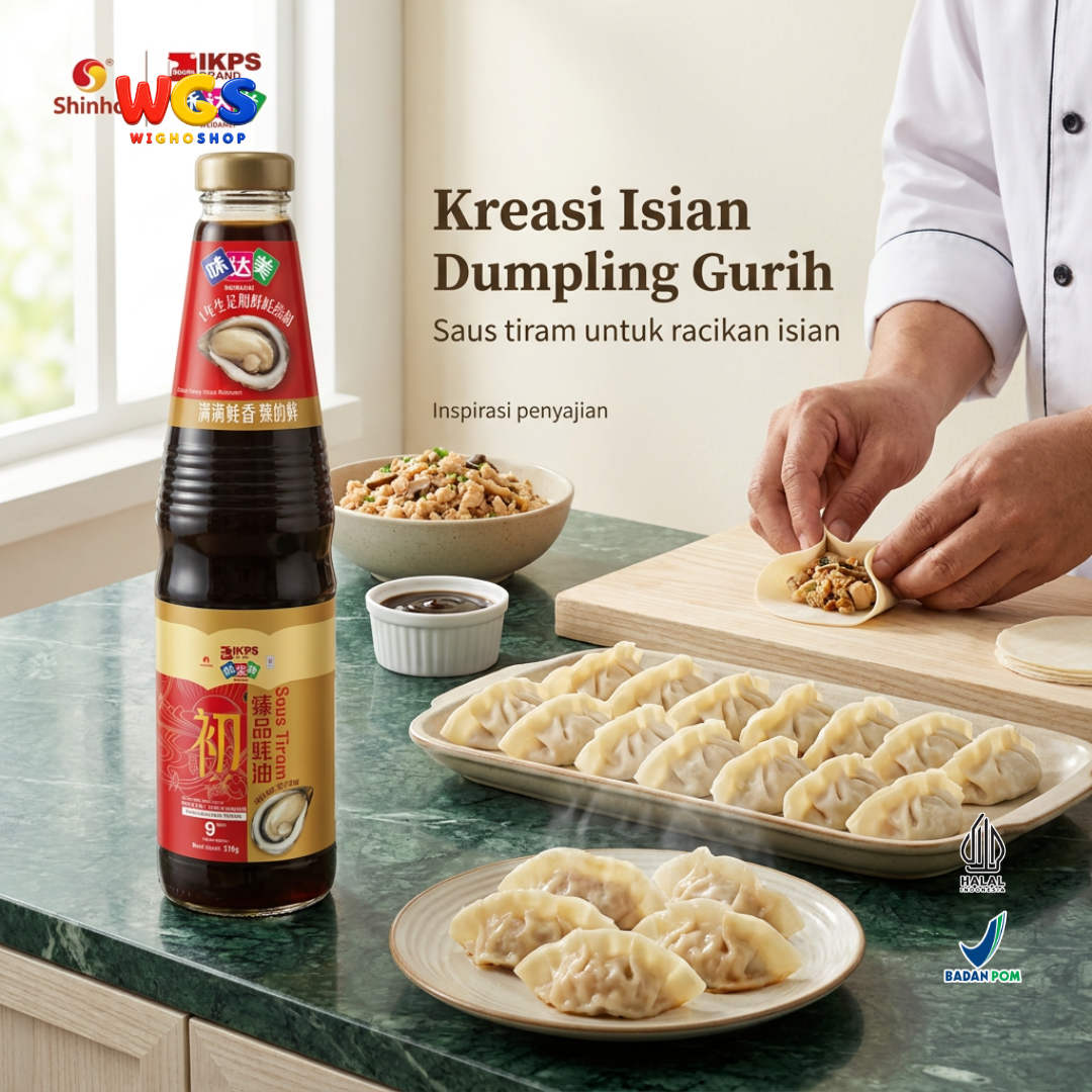Weidamei Saus Tiram 510g - Oyster Sauce Ekstrak Tiram 38% Bumbu Tumis Marinasi Nasi Goreng