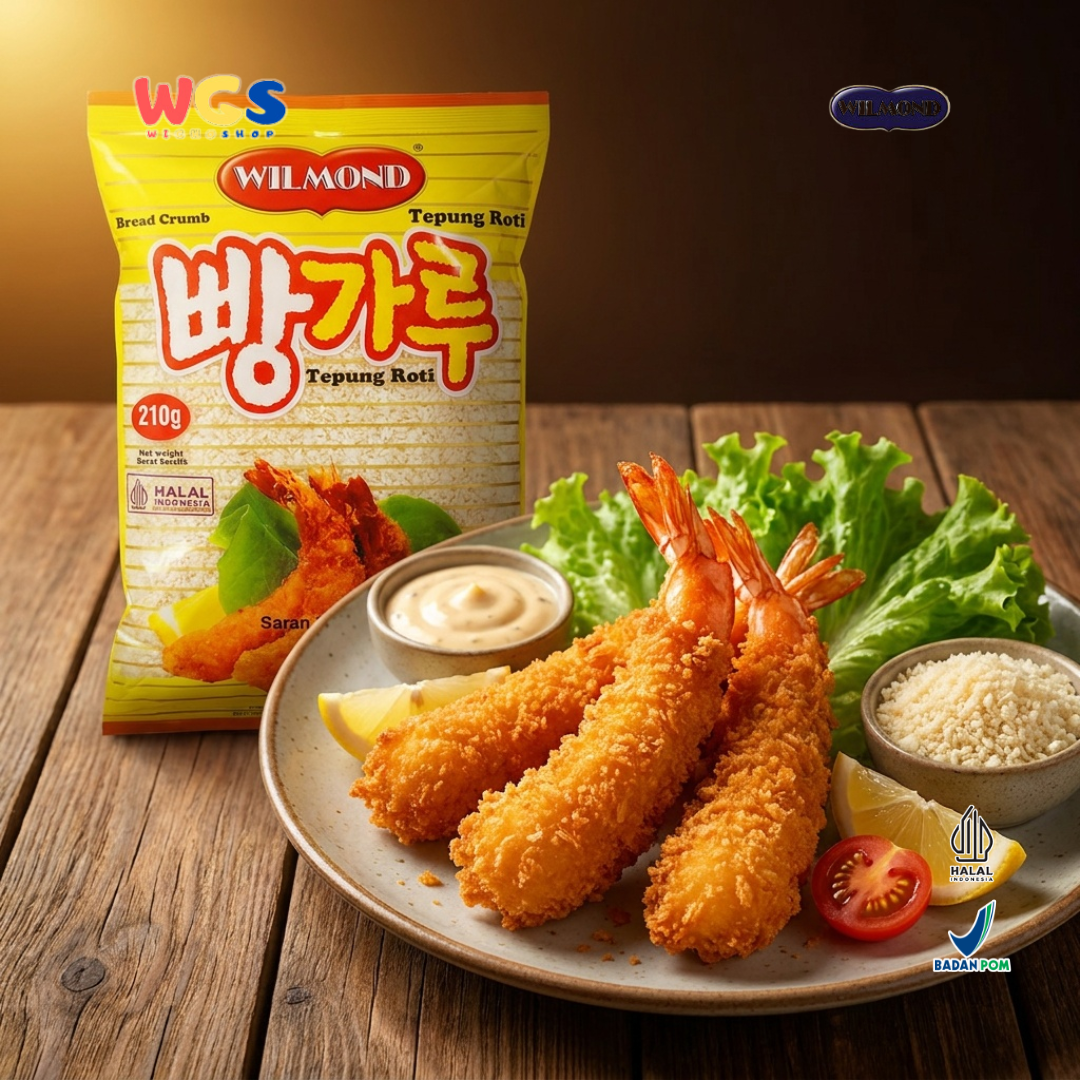 Wilmond Bread Crumbs 210g – Crispy Breadcrumbs for Fried Food, Tempura, and Nuggets