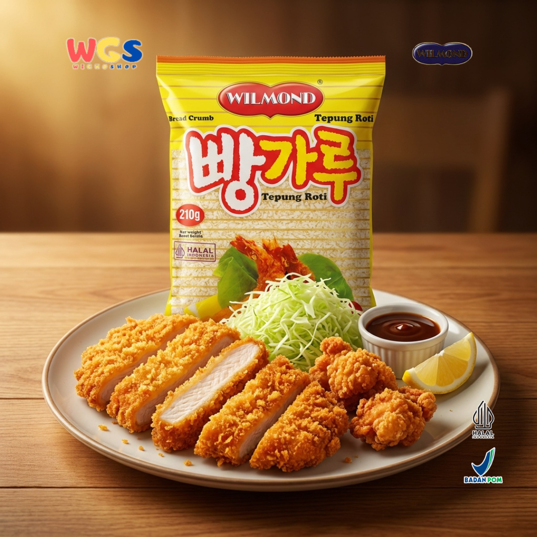 Wilmond Bread Crumbs 210g – Crispy Breadcrumbs for Fried Food, Tempura, and Nuggets