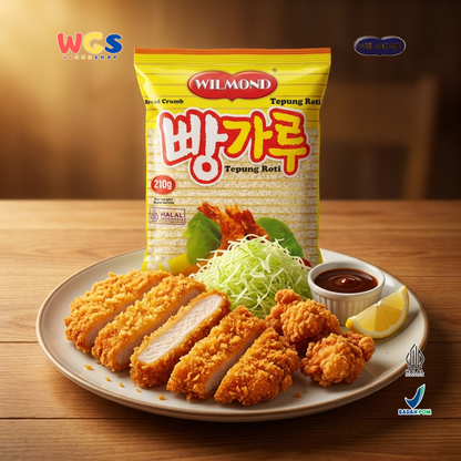 Wilmond Bread Crumbs 210g – Crispy Breadcrumbs for Fried Food, Tempura, and Nuggets