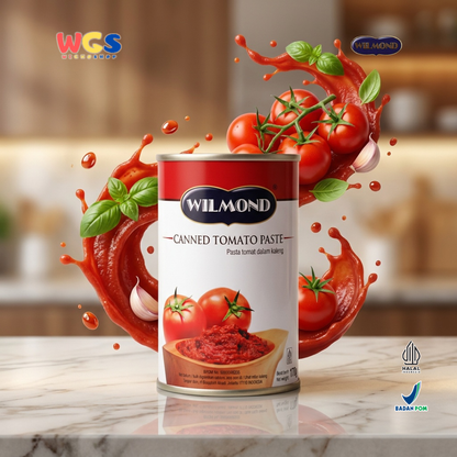 Wilmond Canned Tomato Paste 170g - Pasta Tomat Kaleng Saus Pizza Spaghetti Pasta Lasagna Masakan Dapur