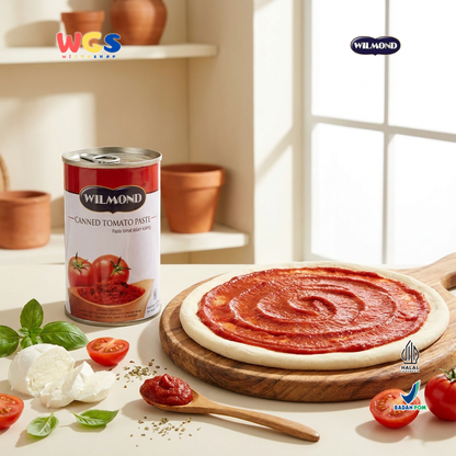 Wilmond Canned Tomato Paste 170g - Pasta Tomat Kaleng Saus Pizza Spaghetti Pasta Lasagna Masakan Dapur